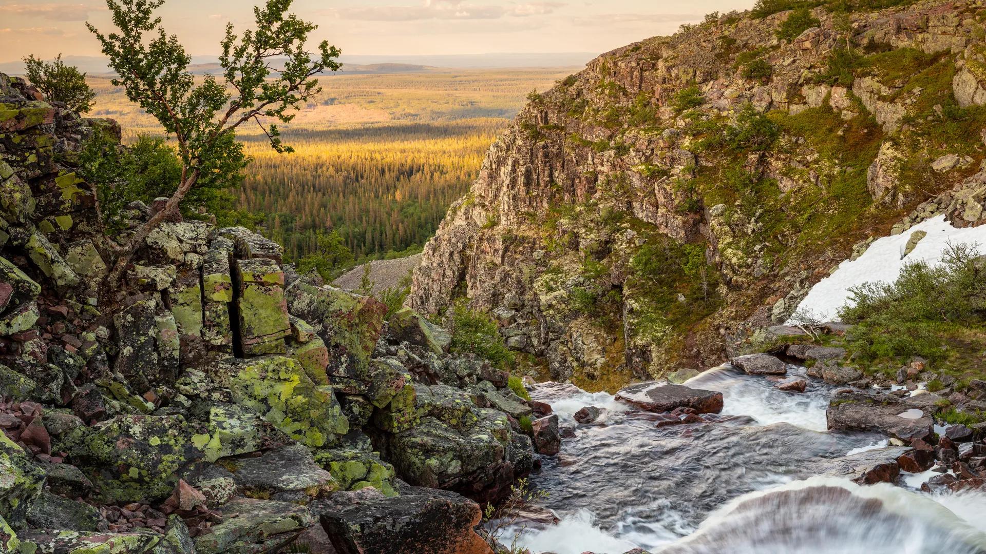 image of Njupeskär Waterfall