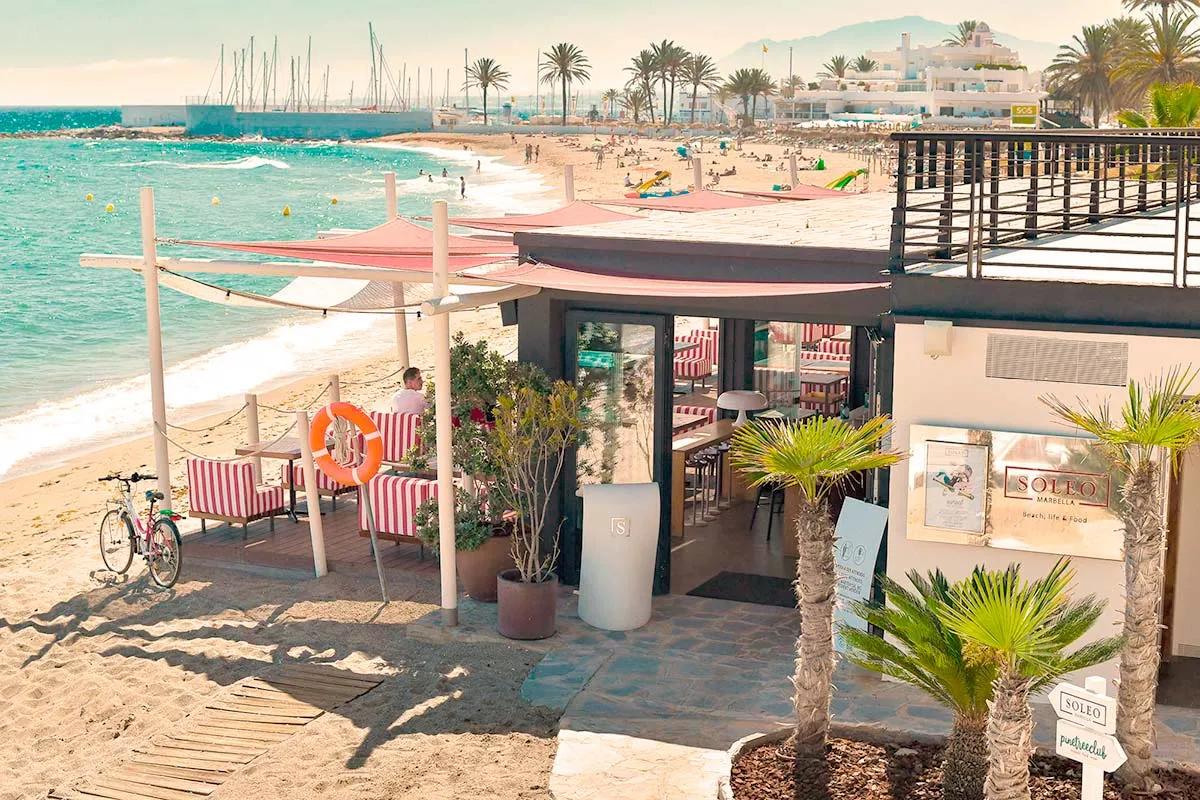 Image of the location Soleo Marbella Beach Club Restaurant