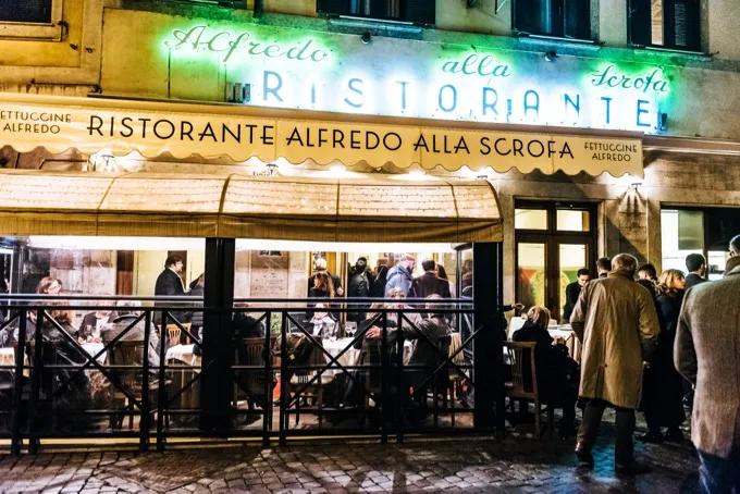 Image of the location Alfredo alla Scrofa Restaurant