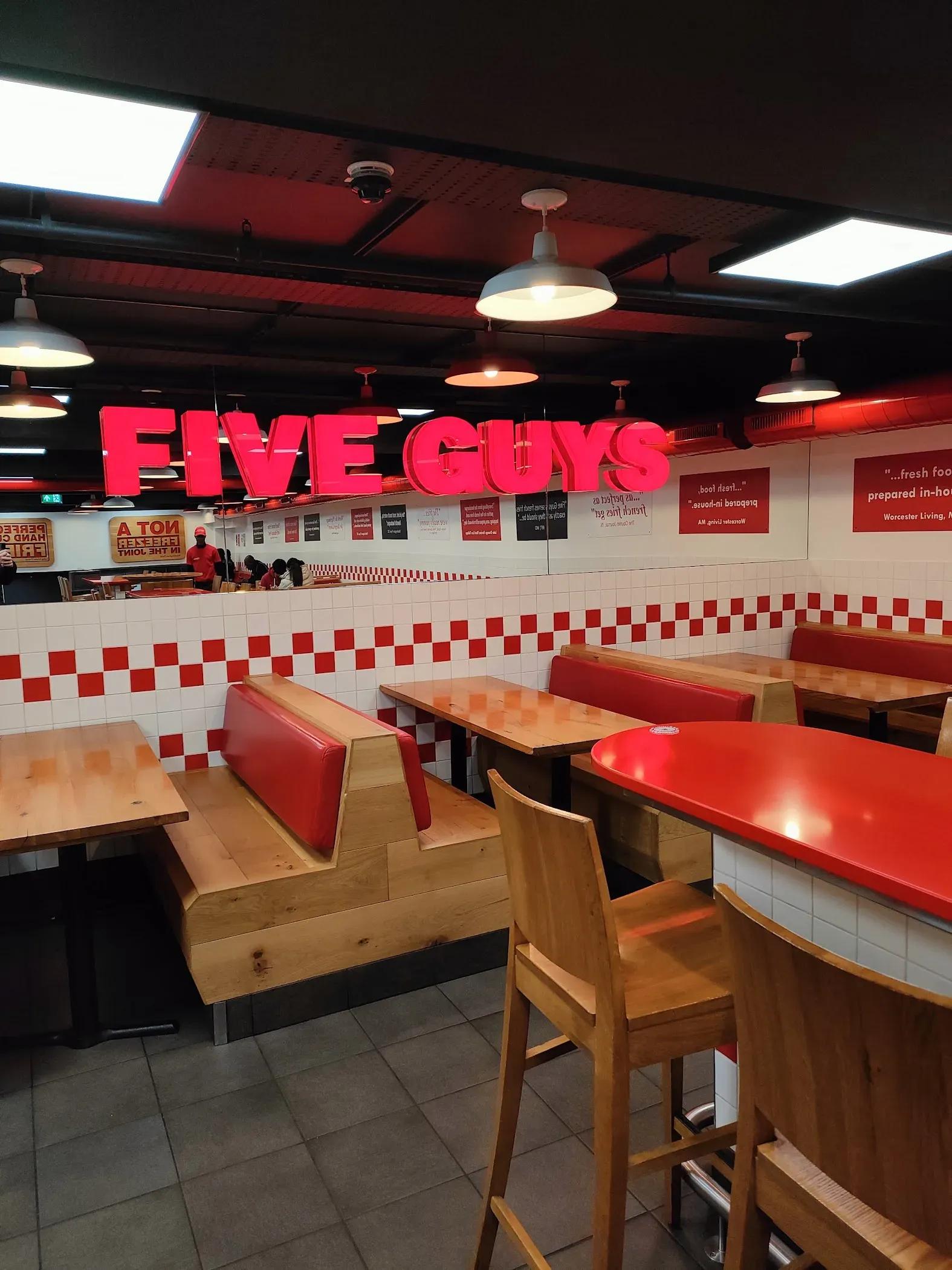 image of Five Guys Manchester Piccadilly Gardens